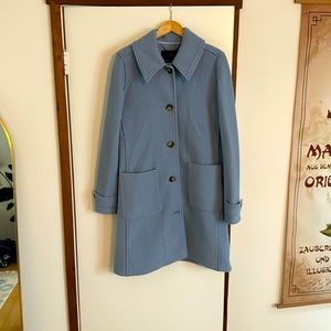 JCrew Italian Boiled Wool Coat in 10Tall